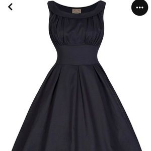 Lindy Bop SELEMA' BOTTLE GREEN VINTAGE 50'S STYLE EVENING DRESS size 2XL